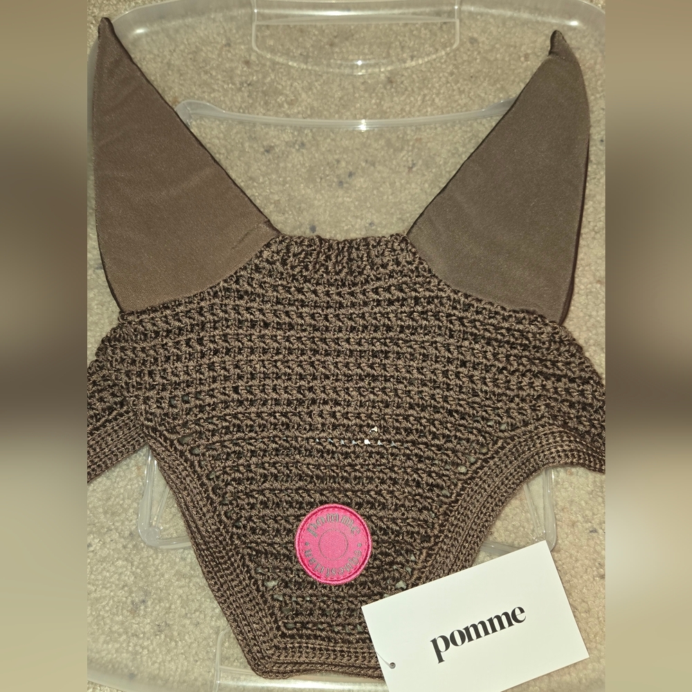 Brown Horse Ear Bonnet